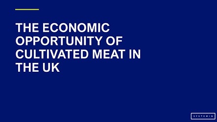 Cultivated meat could unlock a multi-billion pound UK opportunity by 2050